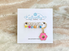 Load image into Gallery viewer, Knitworthy - Flower Power Stitch Markers