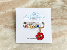 Load image into Gallery viewer, Knitworthy - Flower Power Stitch Markers