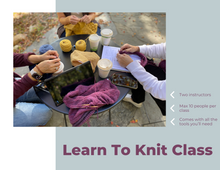 Load image into Gallery viewer, Knitworthy - Learn To Knit Class