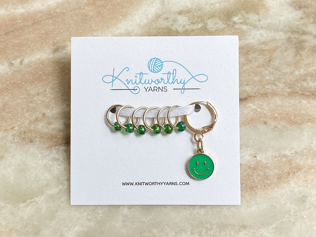 Knitworthy - Good Vibes Stitch Markers