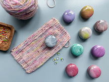 Load image into Gallery viewer, Knitworthy - Round Tin Notions Box
