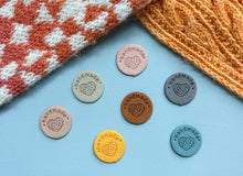 Load image into Gallery viewer, Knitworthy - Faux Suede Labels
