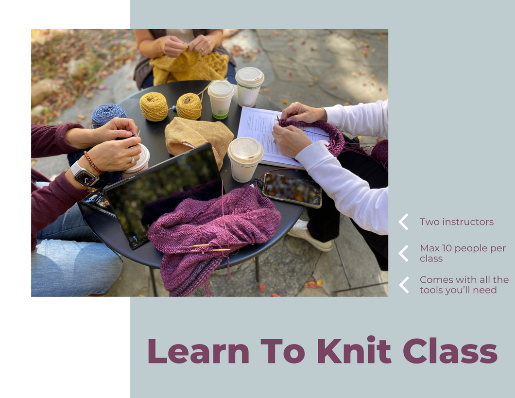 Knitworthy - Learn To Knit Class