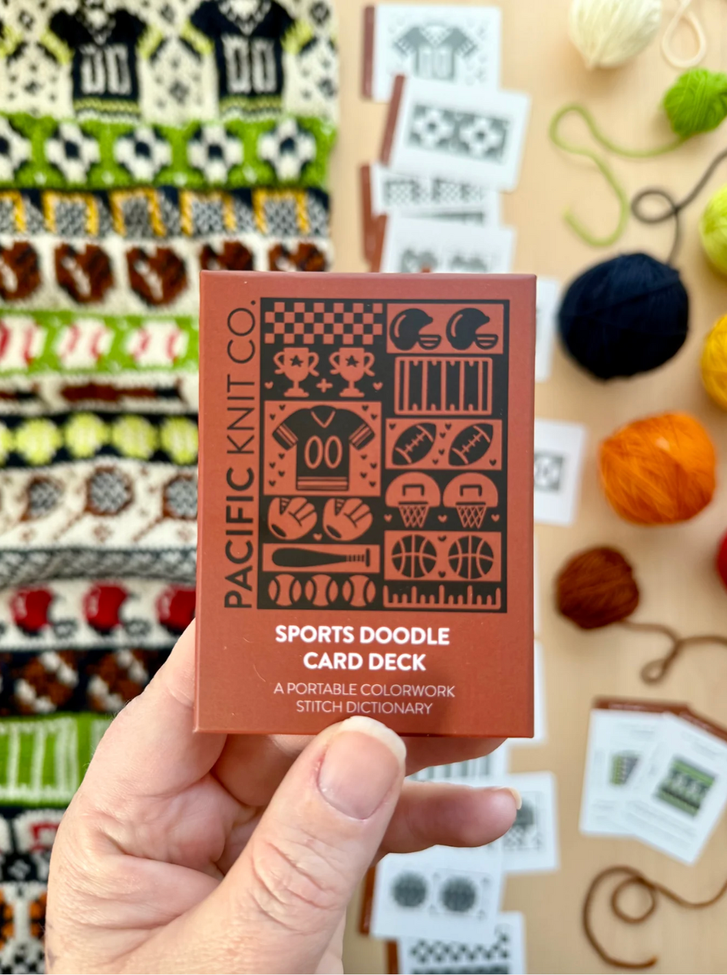 Pacific Knit Co. -  Sports Doodle Card Half Deck