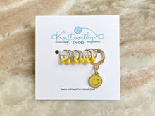 Load image into Gallery viewer, Knitworthy - Good Vibes Stitch Markers
