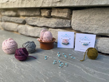 Load image into Gallery viewer, Knitworthy - Apatite Gemstone Stitch Markers
